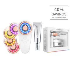 Tri-Light™ +SABI AI LED Facial Device | At-Home Detox Facial Set