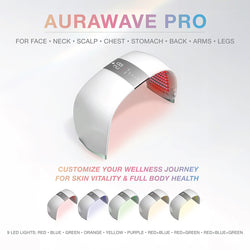 Aurawave Pro LED Treatment Device | Enhance body health and address skin concerns