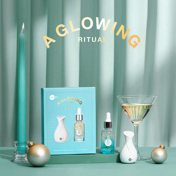 A Glowing Ritual - with My Daily Dose of Vitamins ABC+ and Cryo-Ice Sake Roller (38% Savings)